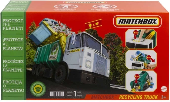 Matchbox φορτηγό ανακύκλωσης με εφέ (38 cm)