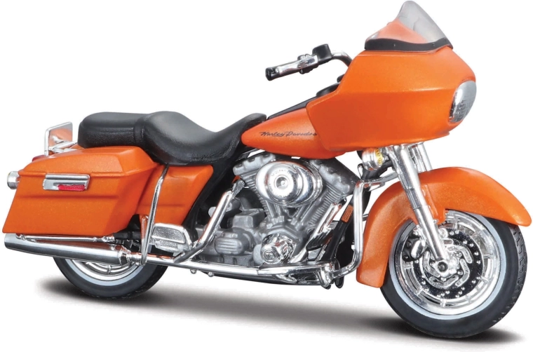 Maisto Harley-Davidson 2002 FLTR Road Glide μεταλλικό πορτοκαλί 1:18