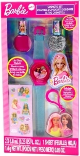 Σετ καλλυντικών Barbie με λιπ γκλος και βερνίκια νυχιών