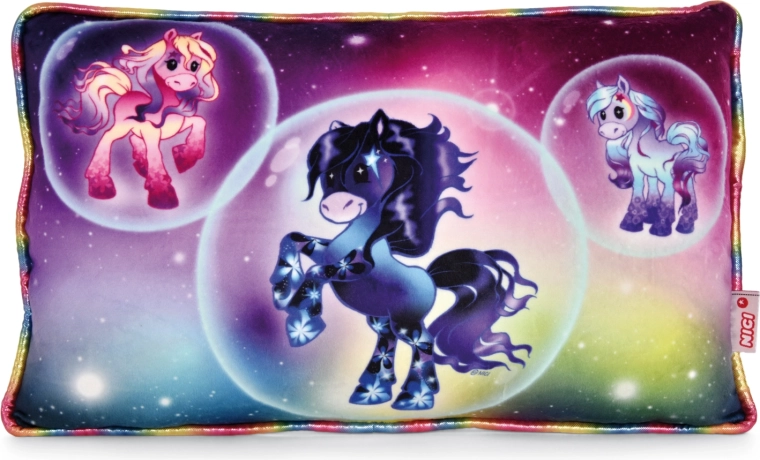 Μαξιλάρι NICI Pony Starflower 43 × 25 cm Green