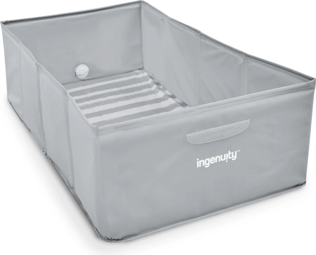 Ingenuity πτυσσόμενη ταξιδιωτική μπανιέρα Tuckaway γκρι