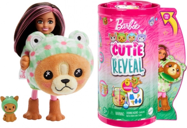 Κούκλα Barbie Cutie Reveal Chelsea σκυλάκι – βατραχάκι