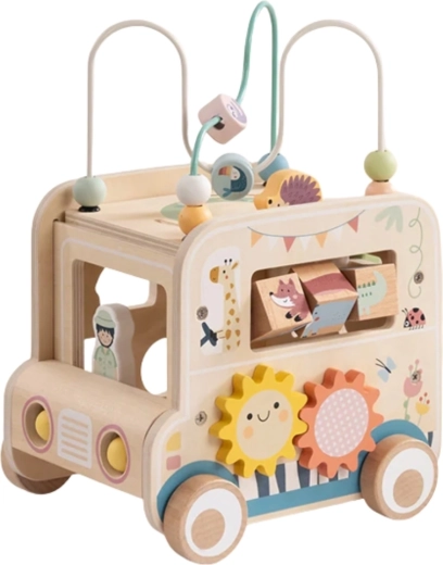 Ταξινόμηση σχημάτων και περιστρεφόμενα μπλοκ με ζωάκια