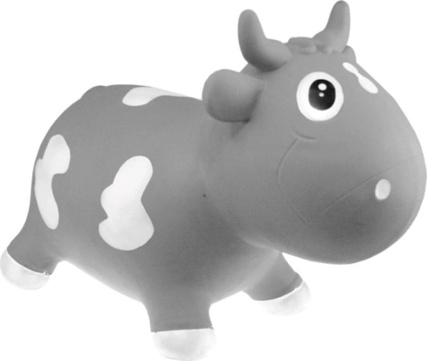Kidzzfarm πηδηχτή αγελαδίτσα milk cow junior γκρι - 1 τεμάχιο