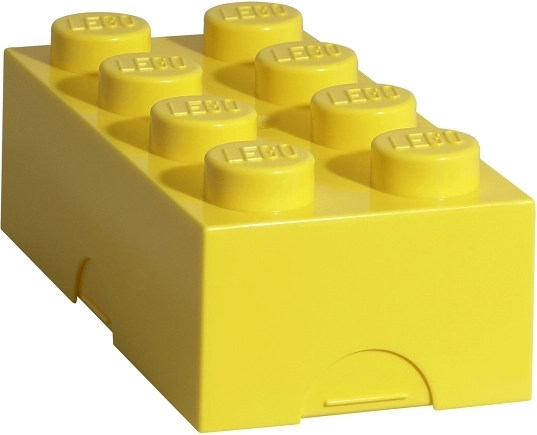 κουτί κολατσιού LEGO 100 × 200 × 75 mm – κίτρινο