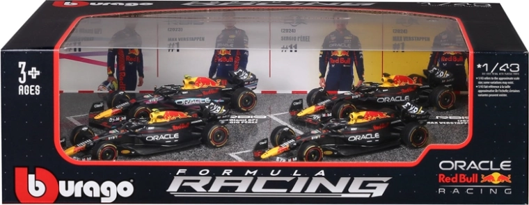 Περιορισμένο σετ 4 αυτοκινήτων Red Bull Racing