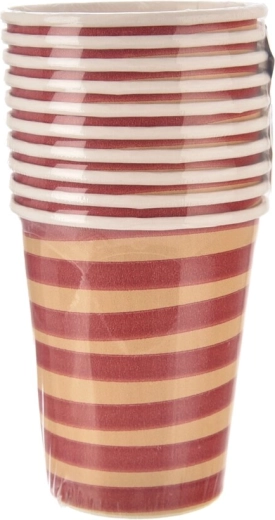 Χάρτινα ποτήρια Jungle κόκκινα 250 ml (10 τεμ.)