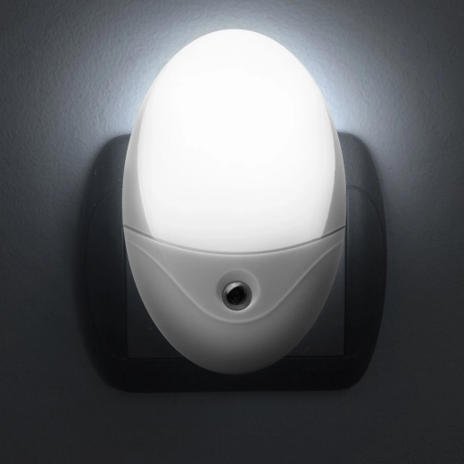 LED νυχτερινό φωτάκι προσανατολισμού Phenom με αισθητήρα φωτός, λευκό