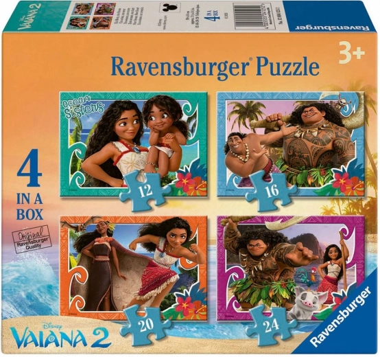 Ravensburger Παζλ Vaiana 4σε1