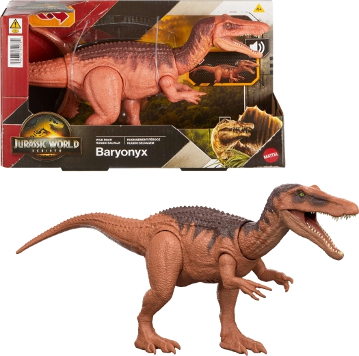 Φιγούρα δεινόσαυρου Baryonyx JURASSIC WORLD Rebirth Wild Roar με ήχο 18 cm