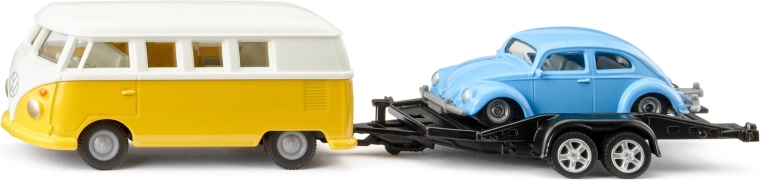Siku Super – Volkswagen T1 με τρέιλερ και Σκαθάρι 1:50
