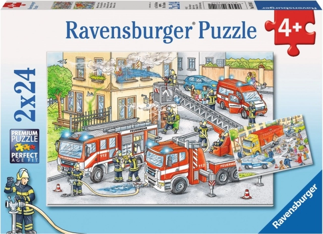 Παζλ Ήρωες σε δράση 2×24 κομμάτια RAVENSBURGER