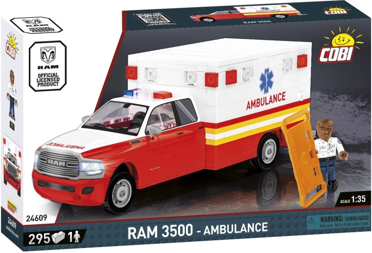 Cobi RAM 3500 ασθενοφόρο 1:35 (295 τουβλάκια)