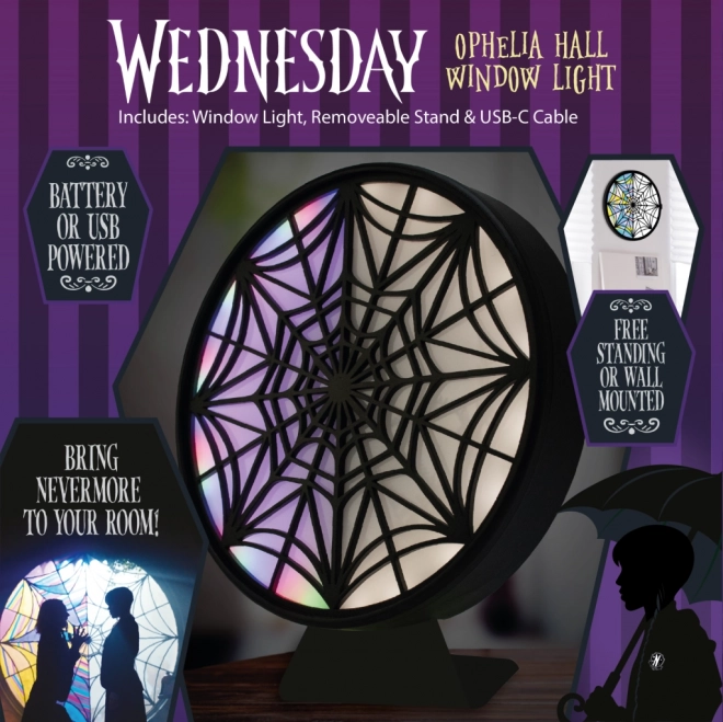 LED φως παραθύρου Wednesday