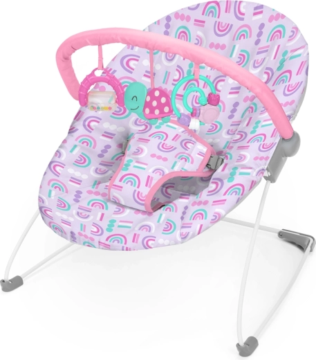 Bright Starts ρηλάξ με παιχνίδια Confetti Rainbow Bouncer