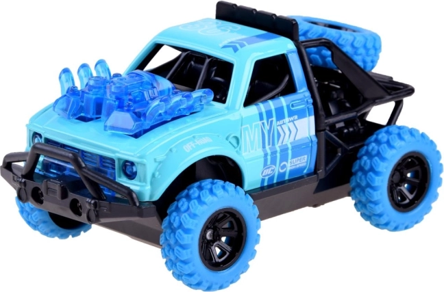 Μεταλλικό αυτοκινητάκι 4x4 Predator με φώτα και ήχους – Μπλε