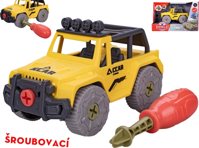 Off-road βιδωτό αυτοκίνητο 13,5 cm με εξαρτήματα
