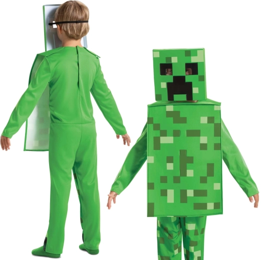 Εμβληματικός pixelated σχεδιασμός Creeper