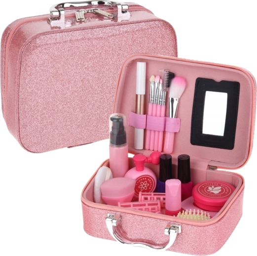 Βαλιτσούλα γεμάτη αξεσουάρ για σαλόνι ομορφιάς
