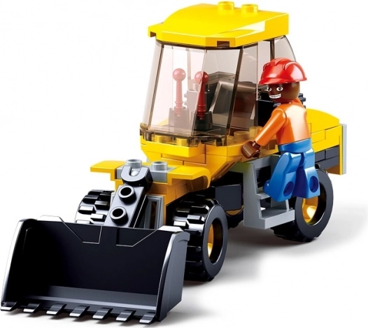 Sluban Town Builders μικρός εκσκαφέας-φορτωτής