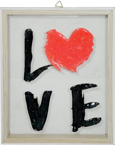 Πίνακας Love σε κορνίζα 20 × 30 cm