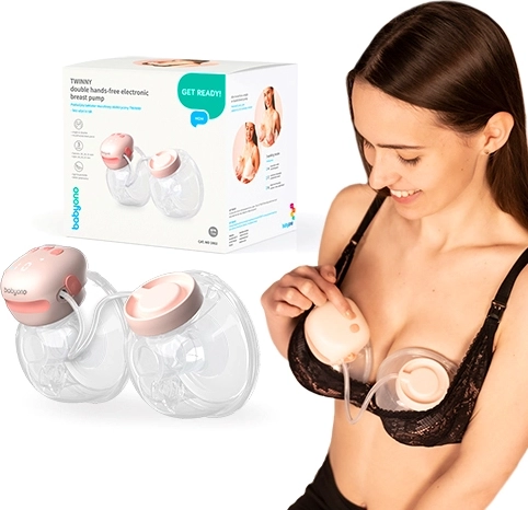 BabyOno Twinny ασύρματο διπλό ηλεκτρικό θήλαστρο μητρικού γάλακτος