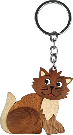 2Kids Toys ξύλινο μπρελόκ γάτα (μεγάλο)