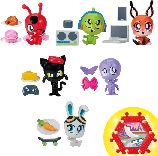 Χαριτωμένες φιγούρες Kwami σε στιλ Chibi