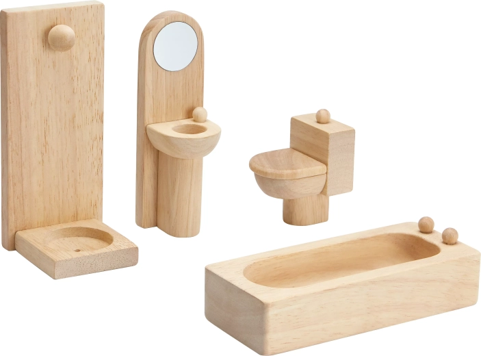 Σετ μπάνιου PlanToys για κουκλόσπιτο