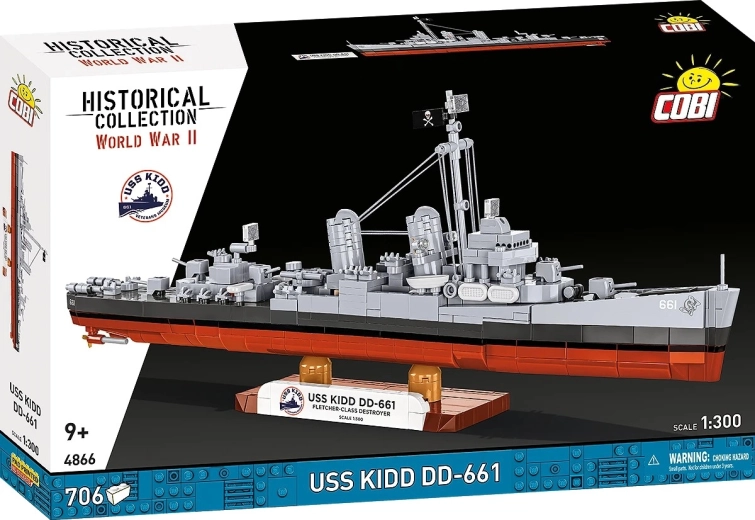 Κατασκευαστικό σετ COBI USS Kidd (DD-661)