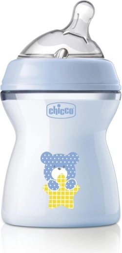 Chicco βρεφικό μπιμπερό κατά των κολικών NaturalFeeling 250 ml για αγόρια 2 μ+