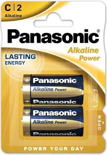 Αλκαλικές μπαταρίες Panasonic Alkaline Power LR14 C, 2 τεμ.