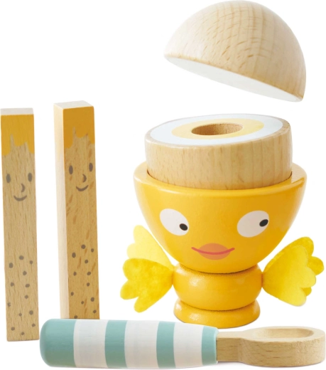 Ξύλινη αυγοθήκη με αυγό που ανοίγει Le Toy Van