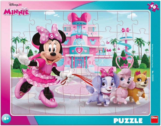 Παζλ Minnie με σκυλάκια 40 κομμάτια DINO
