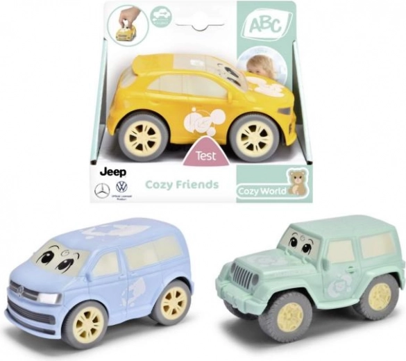 Cozy Friends μίγμα 3 τύπων παιχνιδιάρικων αυτοκινητάκιων