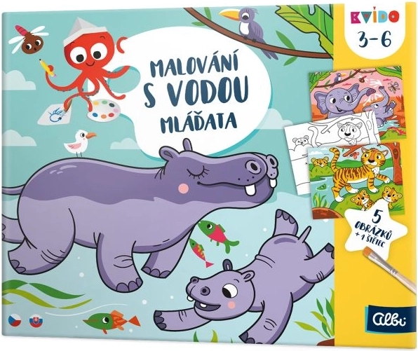 Kvído ζωγραφική με νερό – μικρά ζωάκια