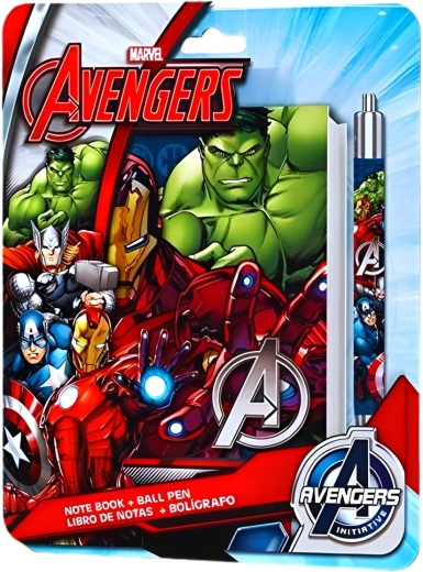 Σετ σημειωματάριο και στυλό Avengers