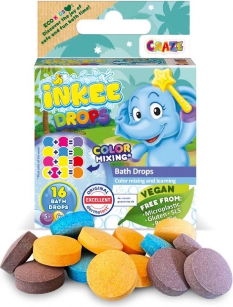 Inkee νιφάδες μπάνιου με άρωμα μαλλί της γριάς και βούτυρο καριτέ