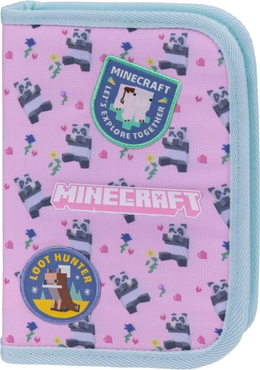 Μονόχωρη σχολική κασετίνα Minecraft Panda BAAGL