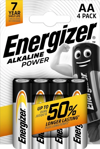 Energizer Alkaline Power AA LR6 αλκαλικές μπαταρίες, 4 τεμ.
