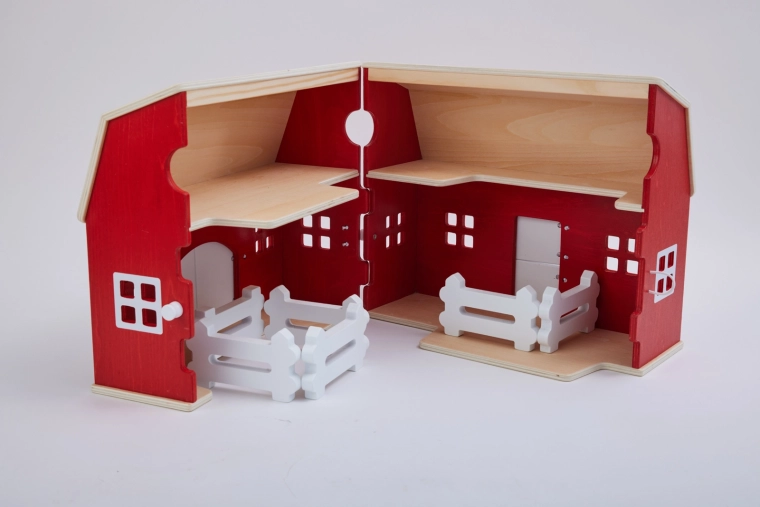 Μεγάλος ξύλινος αχυρώνας SCHLEICH – περιορισμένη ρετρό έκδοση
