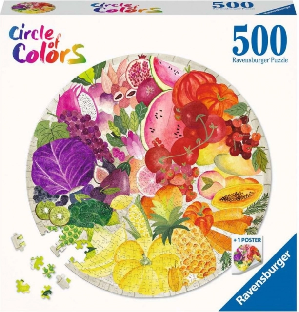 Παζλ Ravensburger Συμφωνία φρούτων και λαχανικών 500 κομμάτια