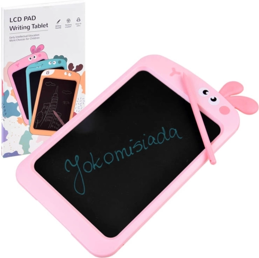 Παιδικό LCD γραφικό tablet ζωγραφικής με γραφίδα – Ροζ