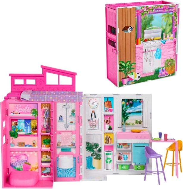 Barbie άνετο σπιτάκι με εξοπλισμό