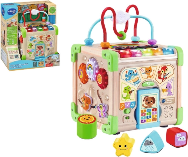 Ξύλινος εκπαιδευτικός κύβος VTech