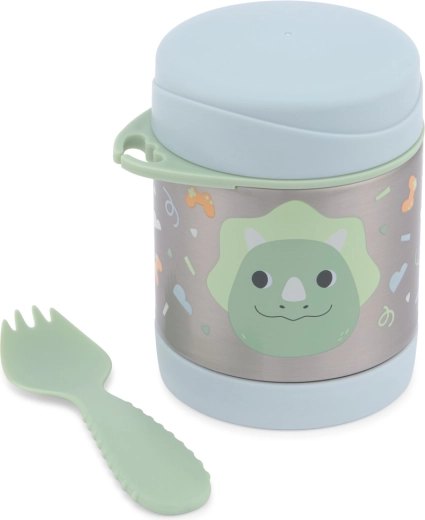 Skip Hop Θερμός φαγητού με spork Besties Squad Dino