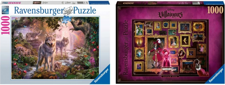 Σετ δύο παζλ Ravensburger 2×1000 κομματιών