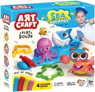 Σετ μοντελοποίησης Art Craft θαλάσσια ζώα 200 g