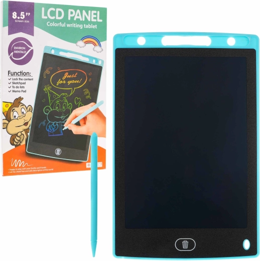 Ηλεκτρονικό tablet για γραφή και ζωγραφική 8,5″ για παιδιά και ενήλικες – Μπλε