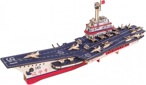 Woodcraft ξύλινο 3D παζλ αεροπλανοφόρο Liaoning